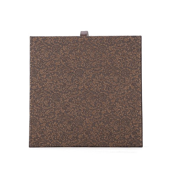 抽屜式皮革把手禮品盒