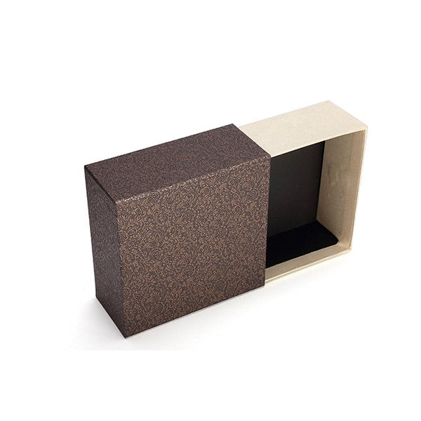 抽屜式皮革把手禮品盒