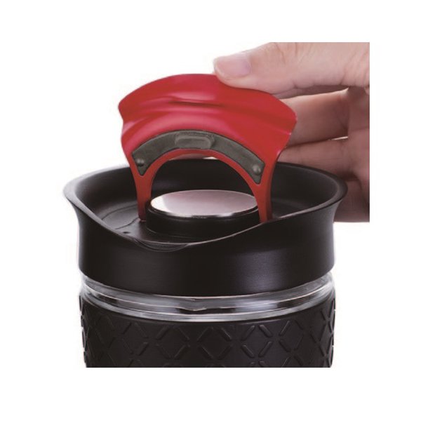 540ml質感耐熱杯套玻璃杯