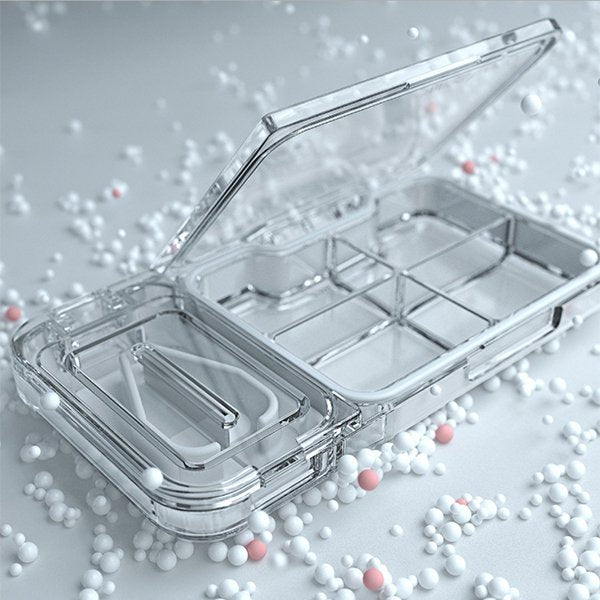 高質感二合一切藥器+藥盒