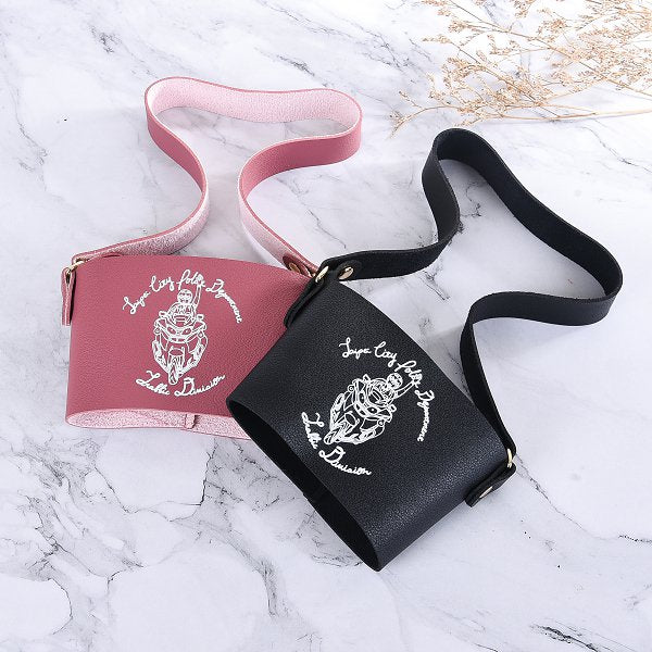 質感金屬扣飲料提袋