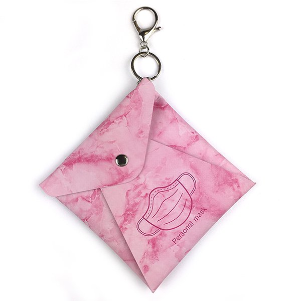 大理石紋PU皮革口罩收納夾