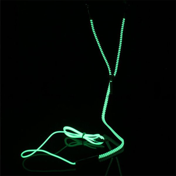 3.5mm夜光拉鍊有線耳機