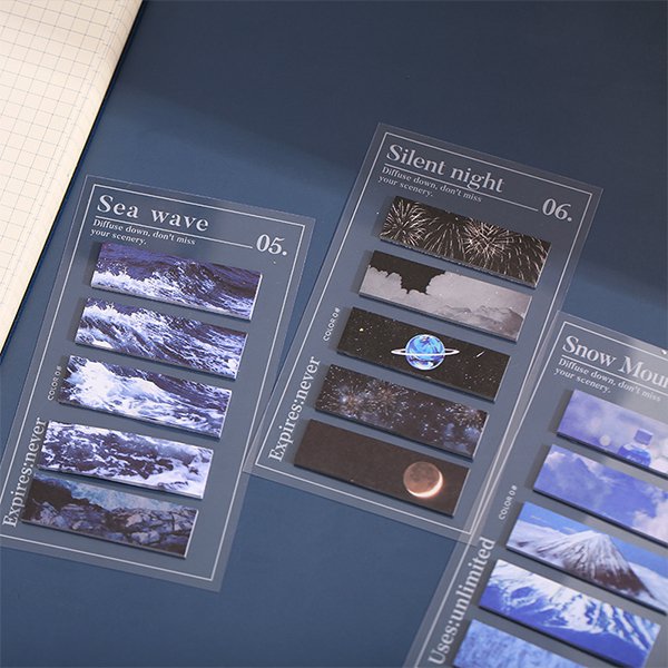 風景文青風便利貼