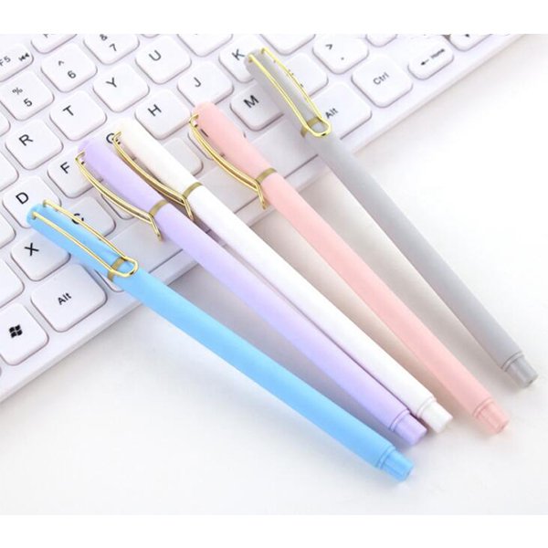 馬卡龍色系塑膠圓珠筆