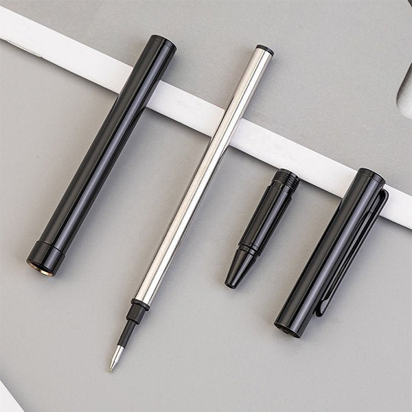 簡約質感雷雕金屬筆