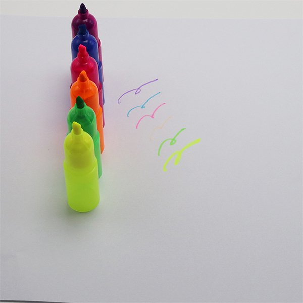 趣味6色疊疊樂PP螢光筆