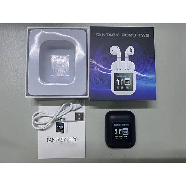 液晶螢幕顯藍芽無線耳機