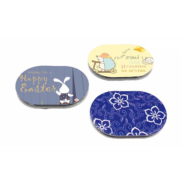 橢圓型ABS雙面化妝鏡