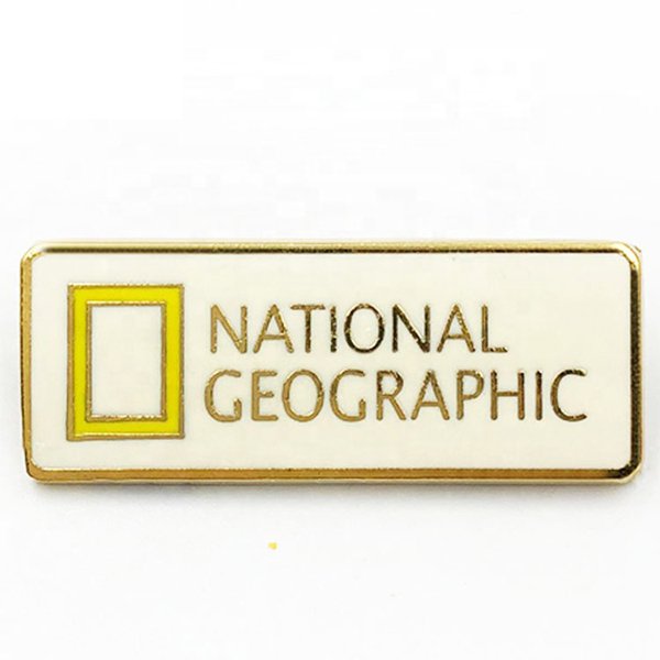 硬砝瑯名牌安全別針金屬徽章