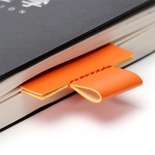 皮革磁鐵夾書籤