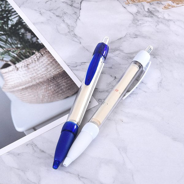 多功能廣告筆-單色筆芯防滑筆管-拉捲紙禮品-企業機構-高市勞檢局-廣告原子筆(同52CB-0001)