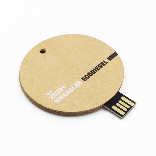 環保紙圓形隨身碟