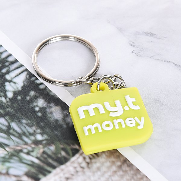 PVC鑰匙圈-方形造型