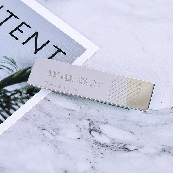 不鏽鋼別針胸牌