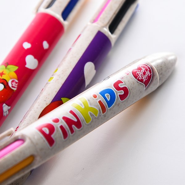 四色小麥多色圓珠筆