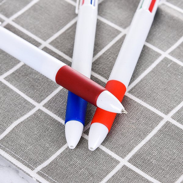 四色塑膠多色圓珠筆