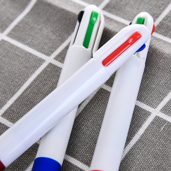 四色塑膠多色圓珠筆