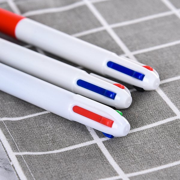 四色塑膠多色圓珠筆