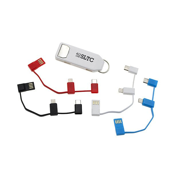 三合一創意手機架傳輸充電線