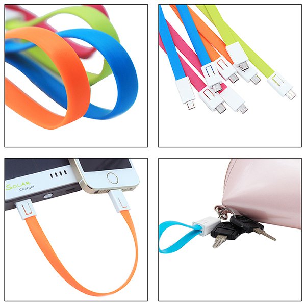 二合一多功能鑰匙圈傳輸充電線