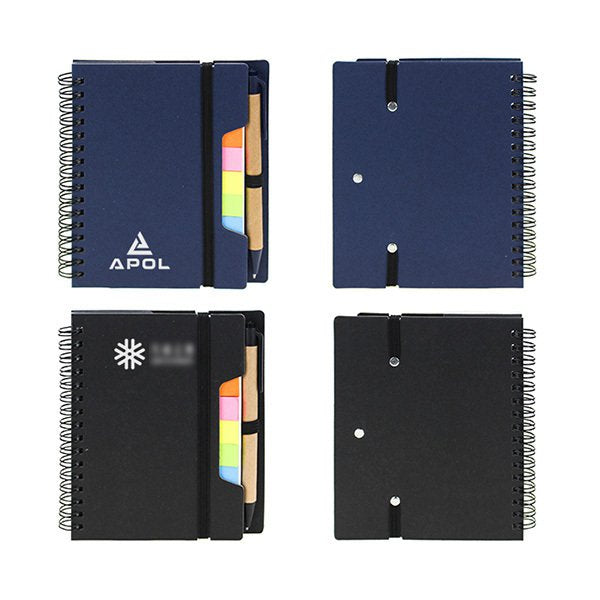 綁帶環裝筆記本