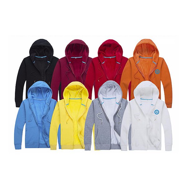 絨面料連帽外套