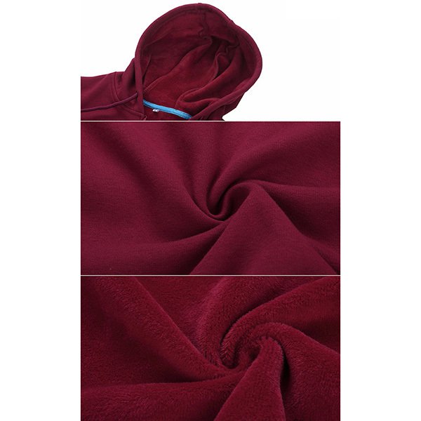 絨面料連帽外套