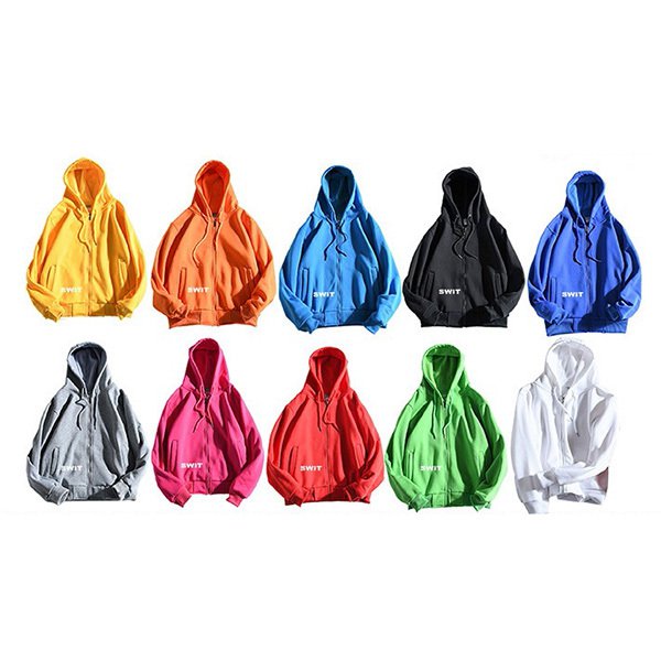 CVC連帽拉鍊外套