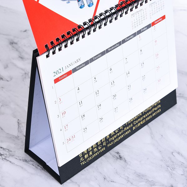 客製化三角桌曆