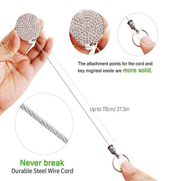 客製化貼鑽Logo伸縮識別證袋