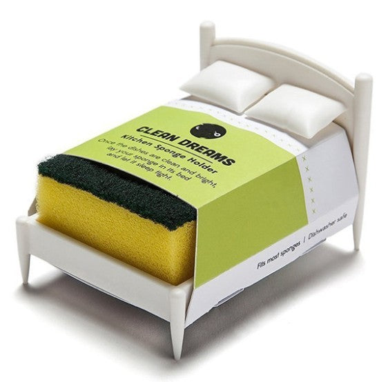 創意床造形菜瓜布收納架