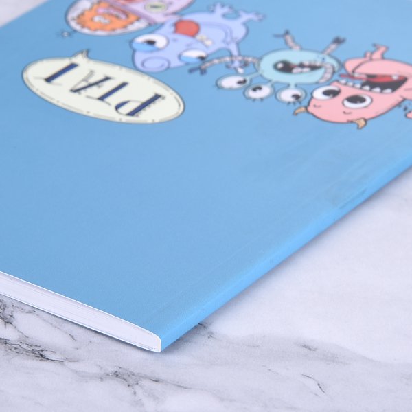 25K膠裝筆記本-250磅銅版封面霧面記事本-學校專區-陽明大學