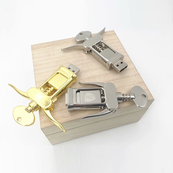 開瓶器造型金屬隨身碟