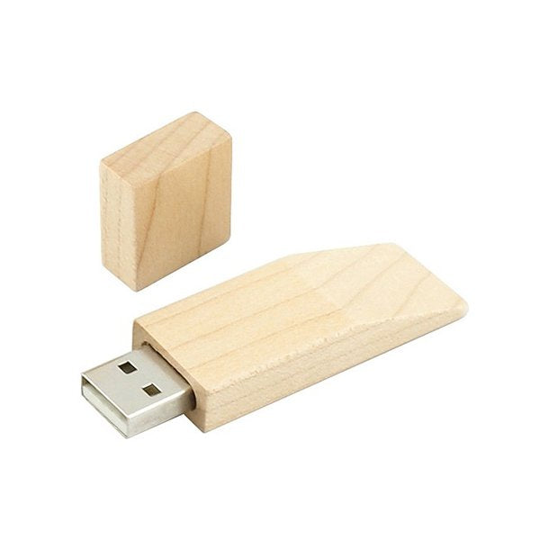 斜角木製隨身碟