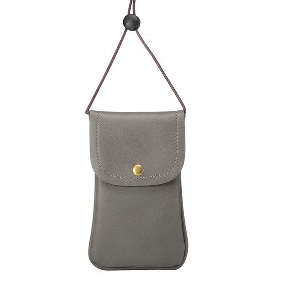 皮革防水袋單肩手機零錢收納袋