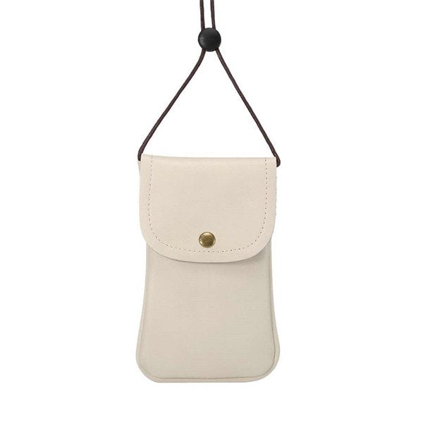 皮革防水袋單肩手機零錢收納袋