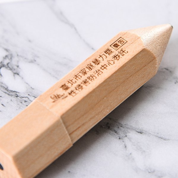 鉛筆造型木製隨身碟