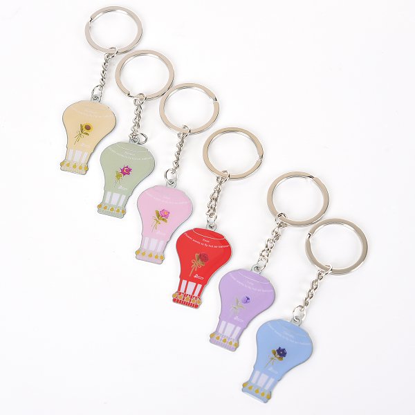 金屬滴膠鑰匙圈