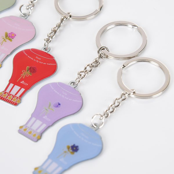 金屬滴膠鑰匙圈