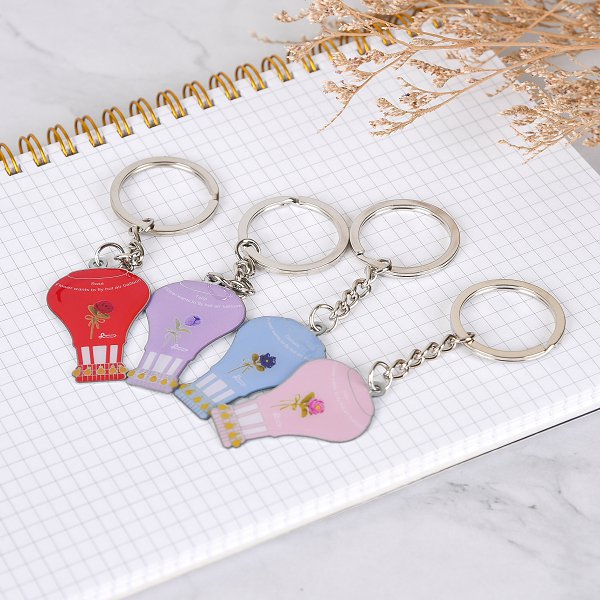 金屬滴膠鑰匙圈