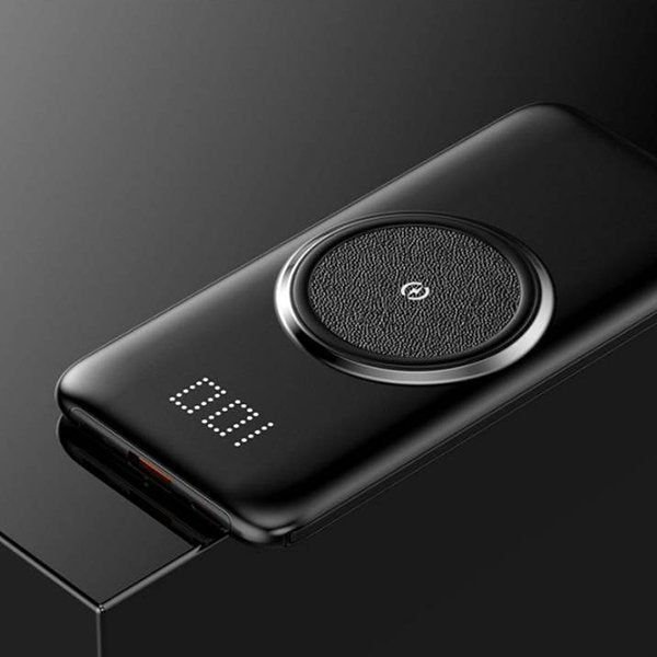 帶線無線液晶行動電源