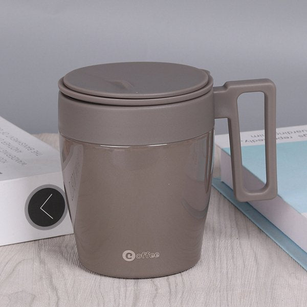 330ml時尚手把304不鏽鋼保溫杯