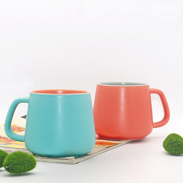 北歐風色釉大肚馬克杯