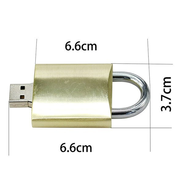 鎖造型金屬隨身碟