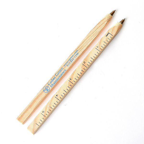 四方木製單色筆