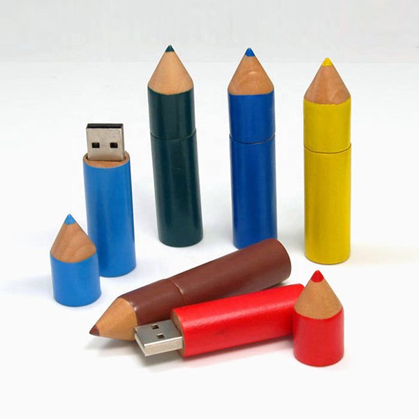 鉛筆造型木製隨身碟