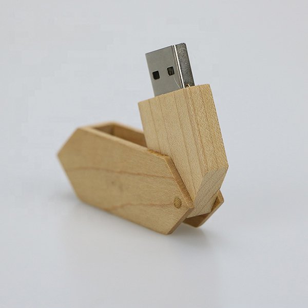 幾何造型木製隨身碟