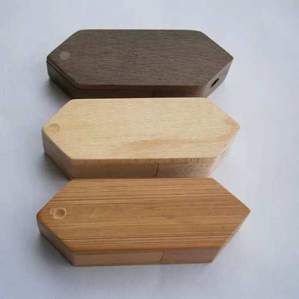 幾何造型木製隨身碟