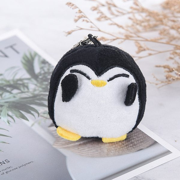 6cm絨毛企鵝鑰匙圈